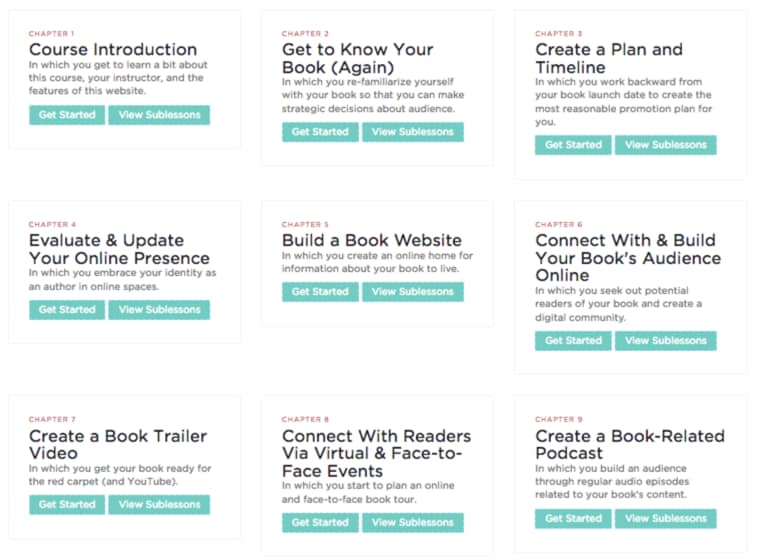 Academic book promotion course