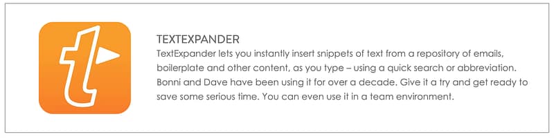 TextExpander logo and link to site
