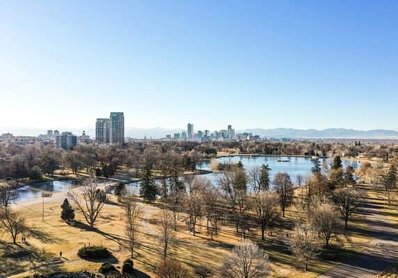 Aerial photo of Denver, Colorado