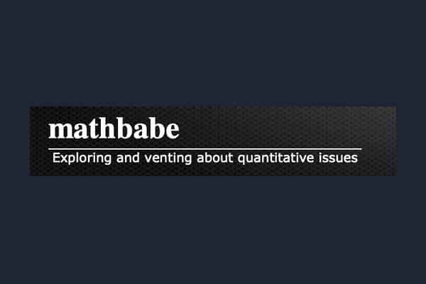 Cathy O’Neal’s Math Babe Blog