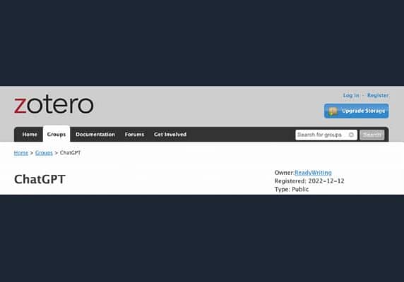 ChatGPT Zotero Library - from Lee Skallerup Bessette