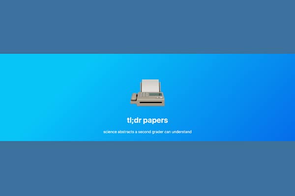 tl;dr papers