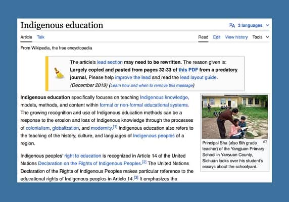 Indigenous Educational Practices