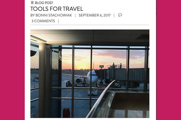 Robert Talbert’s recommendations in the comments of the Tools for Travel post on Teaching in Higher Ed. (TSA precheck; $85 for five years)