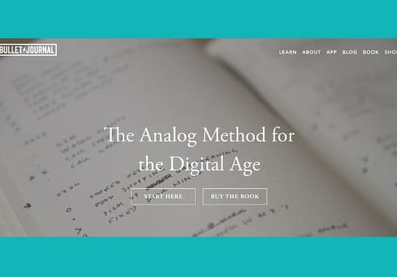 Start a Bullet Journal