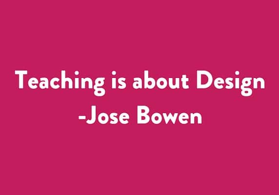 Teaching is about design