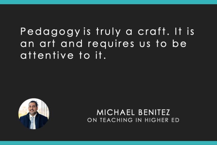 pedagogy is truly a craft. it is an art and requires us to be attentive to it.