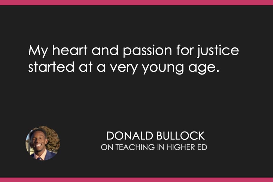 My heart and passion for justice started at a very young age.