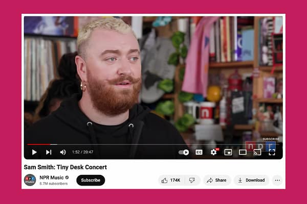 Tiny Desk Concert: Sam Smith