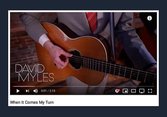 When it Comes My Turn