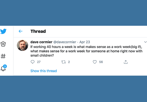 Dave Cormier’s Twitter Thread on #wfh