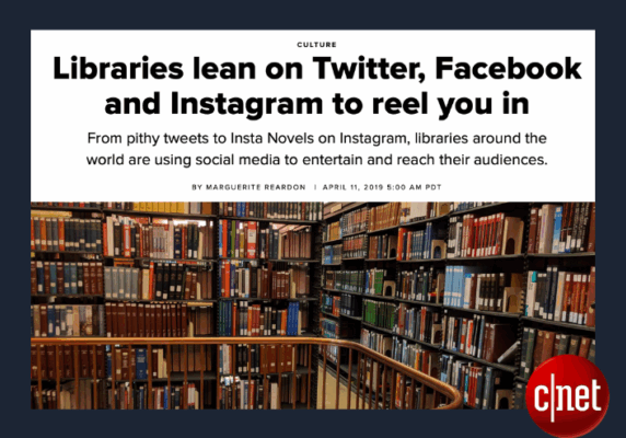 Libraries and social media: Not your grandma’s library - CNET