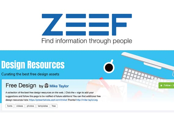 Mike Taylor’s Free Design Resources on ZEEF
