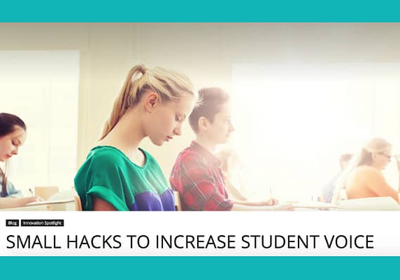 Small Hacks to Increase Students’ Voice, by Mark Hofer