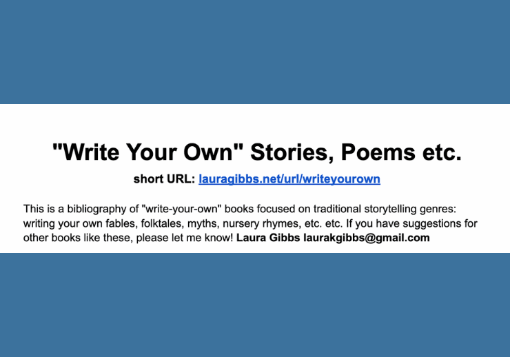 Write Your Own Book List